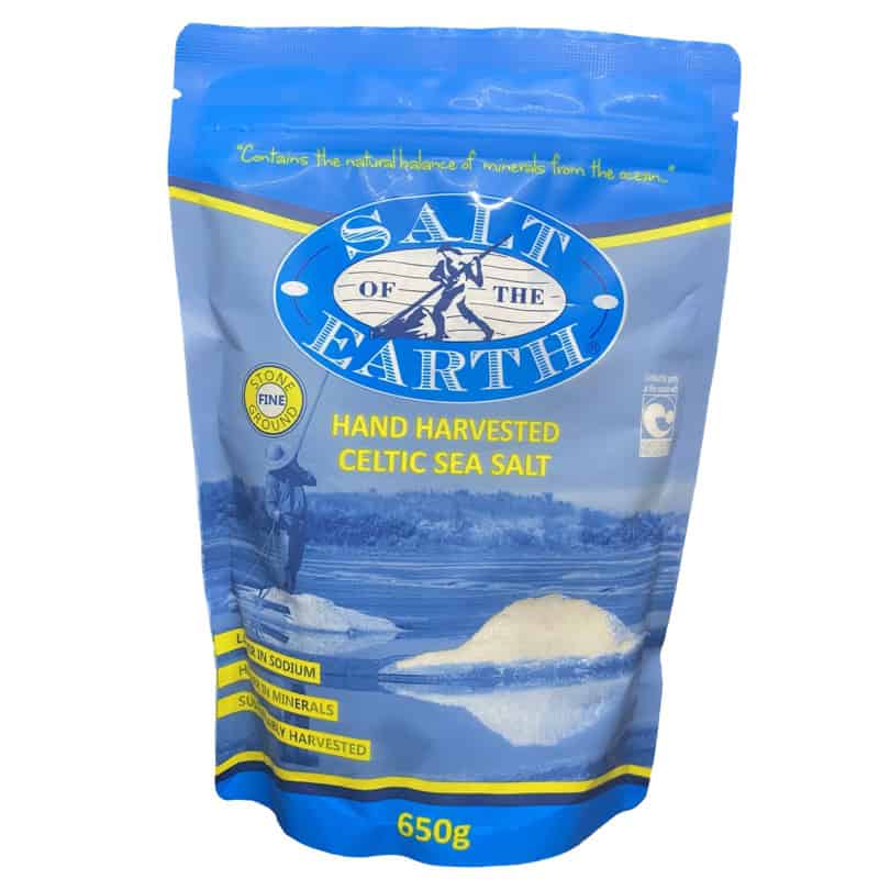 Fine Celtic Sea Salt 650g - Salt of the Earth